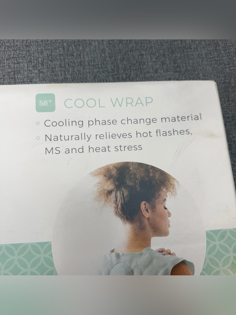 Opal Cool Wrap 58° Phase Change Cooling Wrap for Menopause & MS Relief - Picture 2 of 15